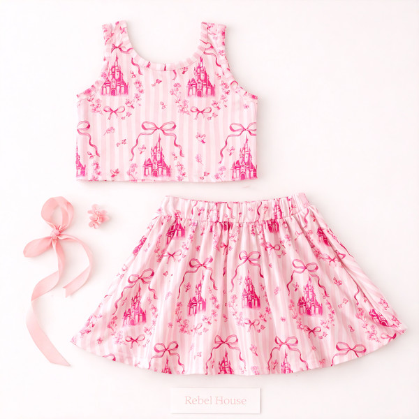 Pink Palace Skort Set