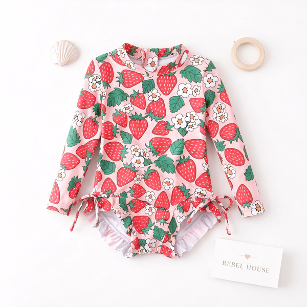 Strawberry Bloom Swim