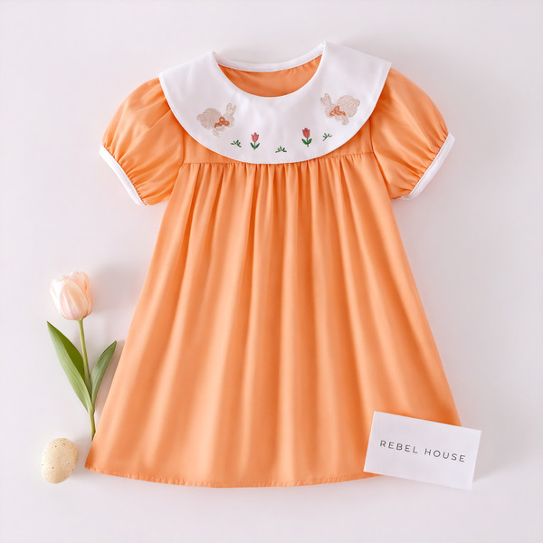 Apricot Bunny Dress