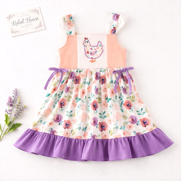 Lavender Henley Dress