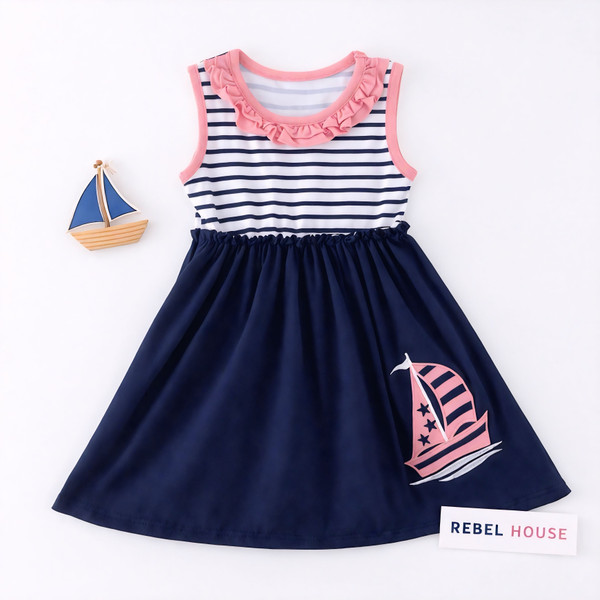 Sails & Stripes Dress