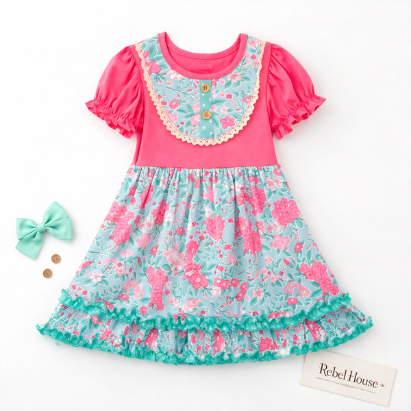 Bubblegum Petals Dress