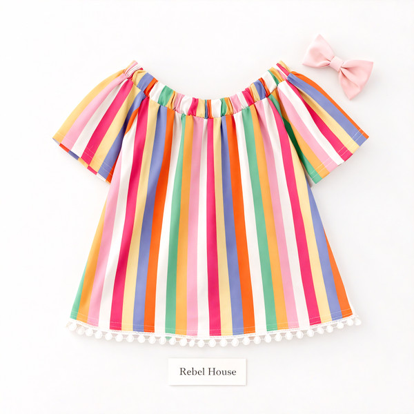 Rainbow Taffy Top