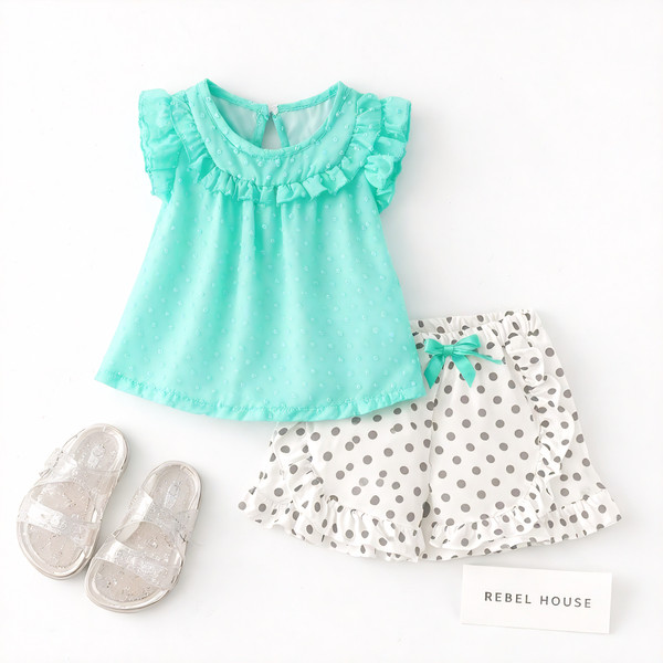 Minty Dot Darling Set