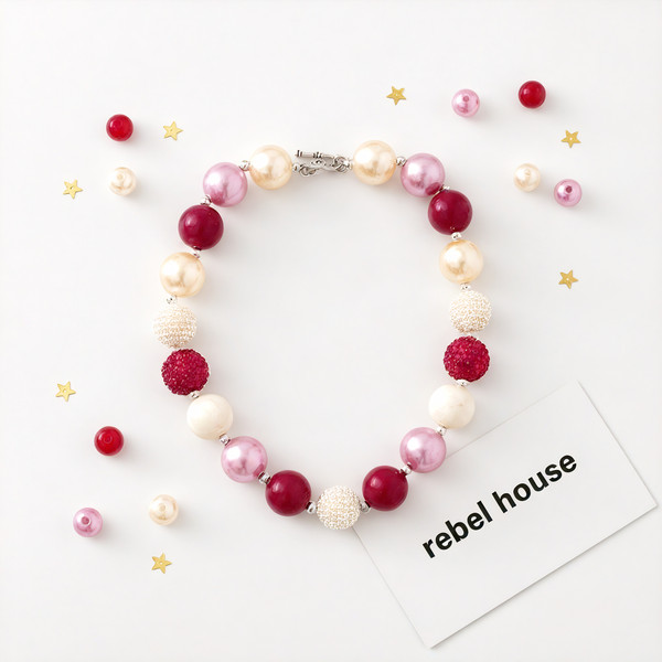 Blush Berry Bubblegum Necklace
