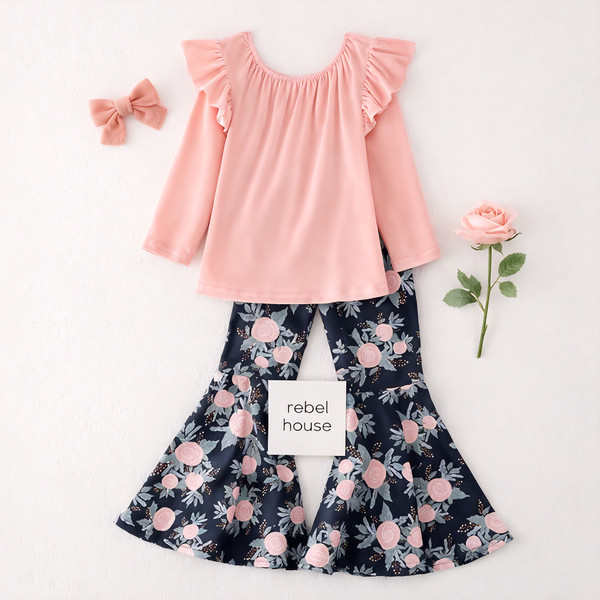 Peach Blossom Flares Set