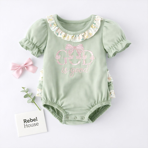 God Is Good Cottage Romper