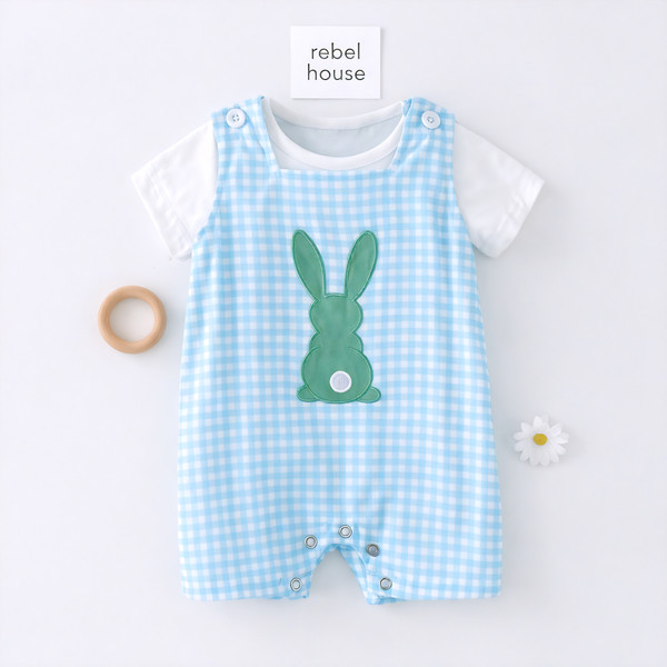 Bluebell Bunny Baby Romper