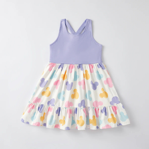 Magical Purple Ruffle Dress