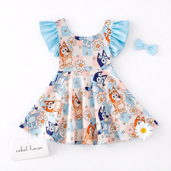 Heeler Sister Check Dress