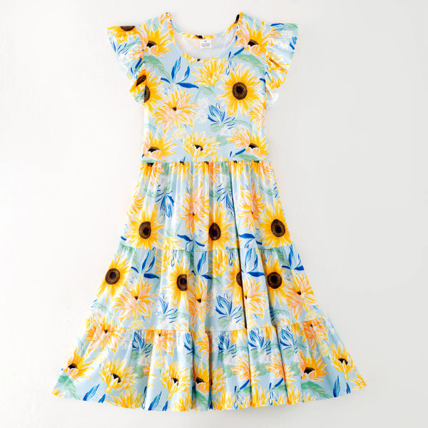 Gilded Garden Tiered Maxi