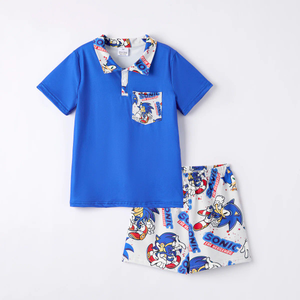 Blue Blur Speedster Polo Set