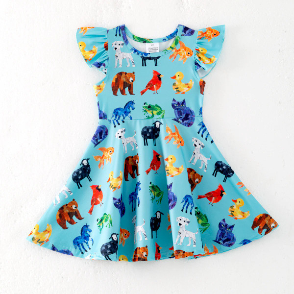 Storybook Menagerie Flutter Dress