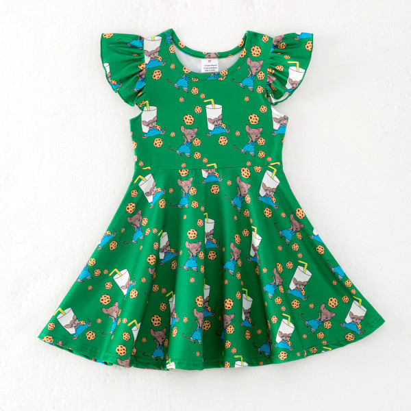 Milk & Cookies Flutter Dress
