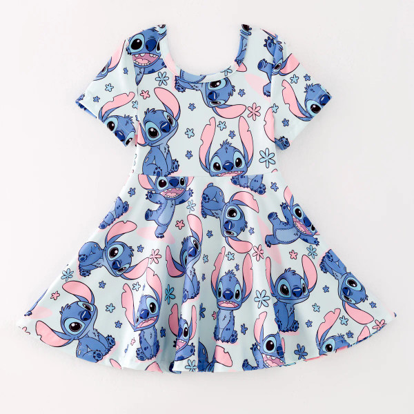 Stitch Floral Skater Dress