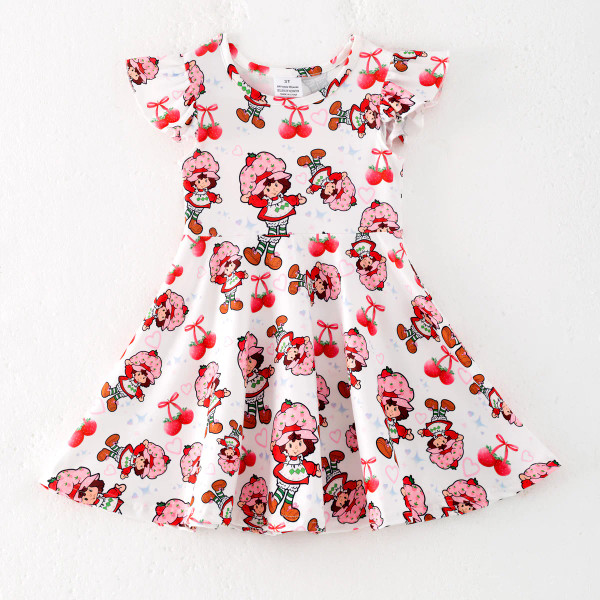 Berry Best Flutter Dress