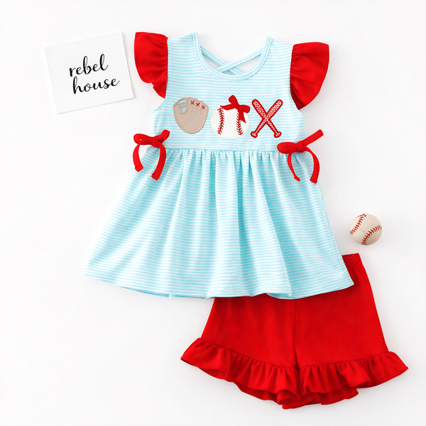 Baseball Belle Ruffle Set