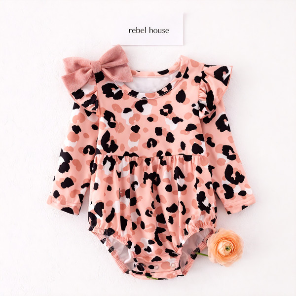 Rosy Roar Romper