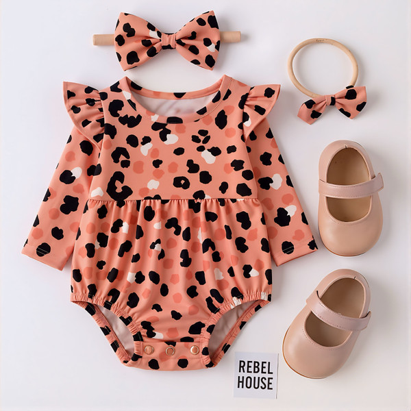 Rosy Roar Romper