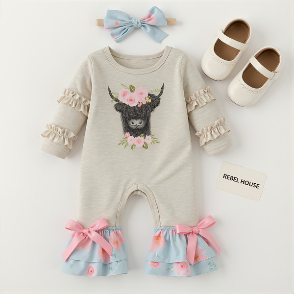 Blossom Bovine Romper