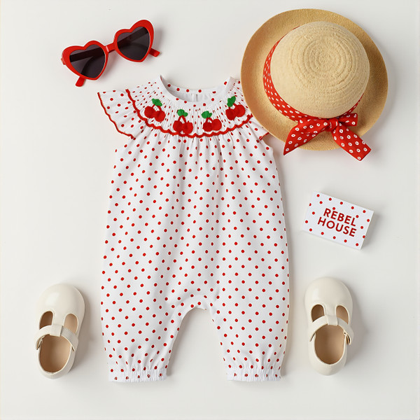 Cherry On, Baby Romper