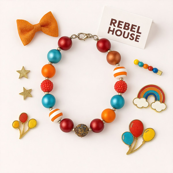 Carnival Queen Bubblegum Necklace