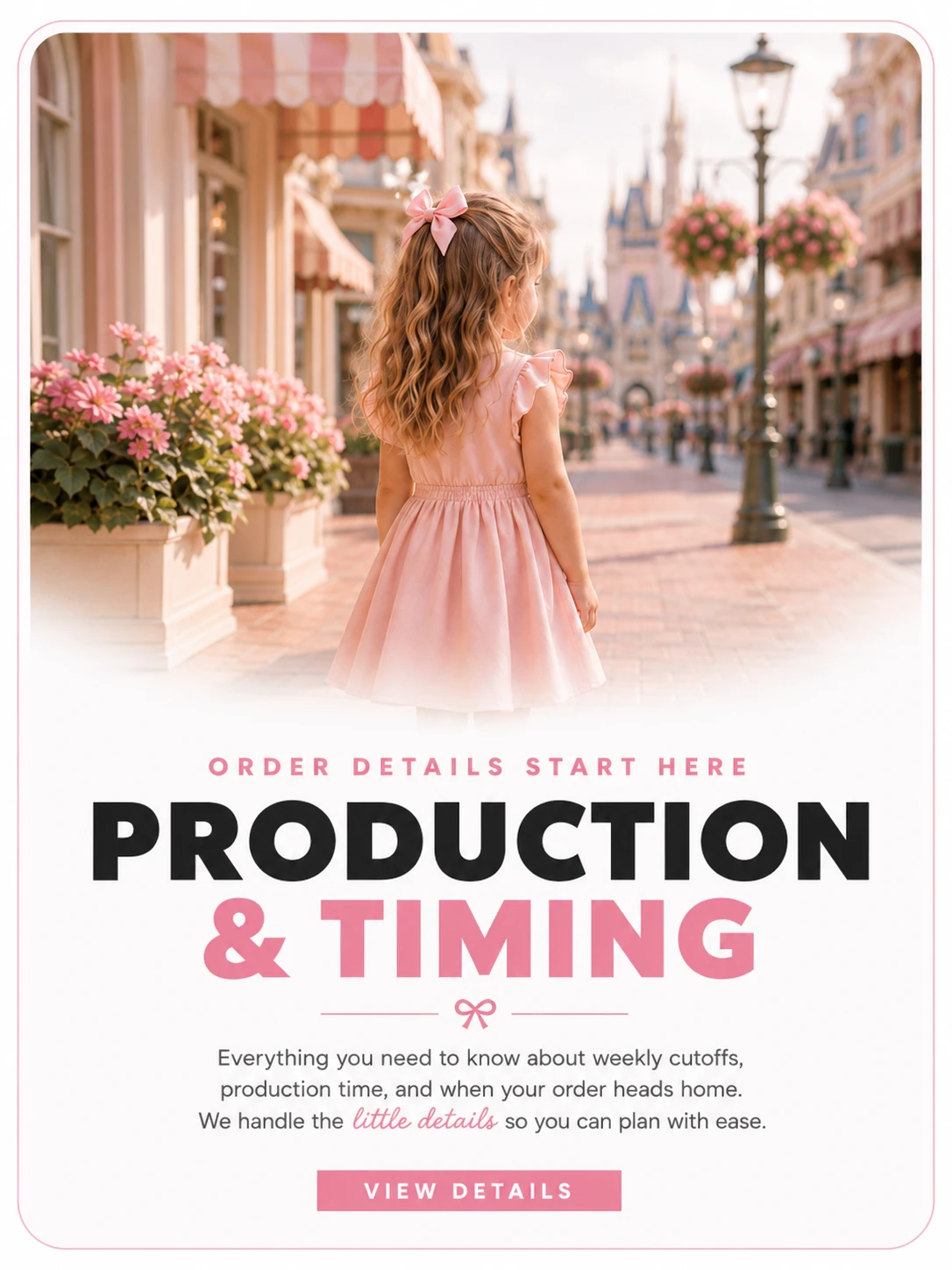 Rebel House Production and Timing guide
