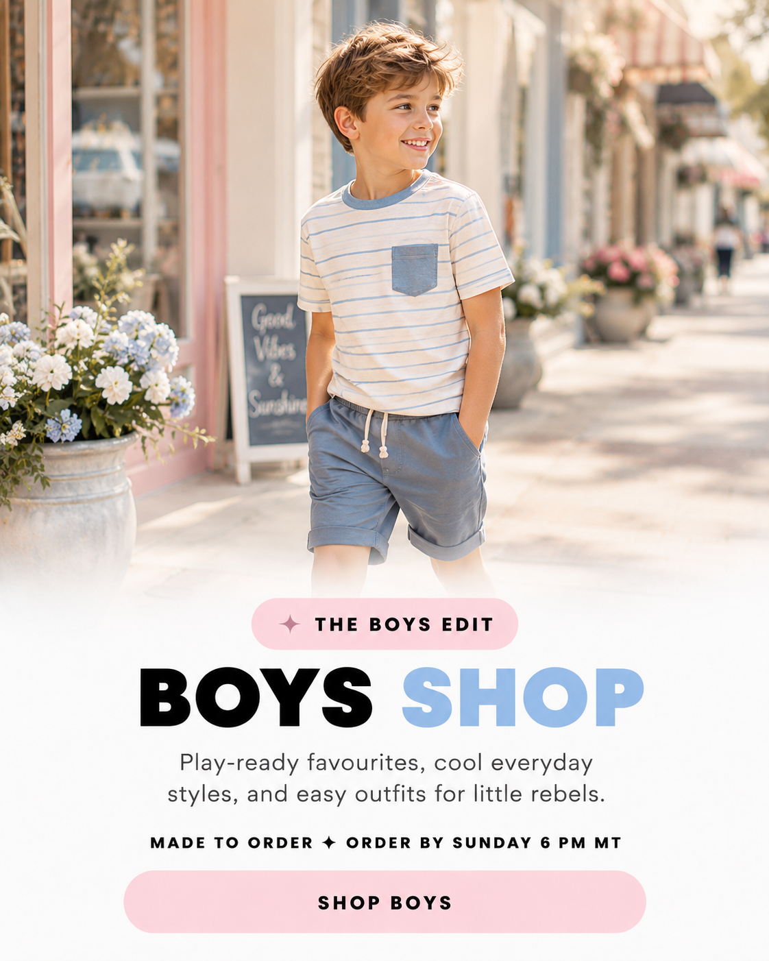 Shop the Rebel House Boys collection