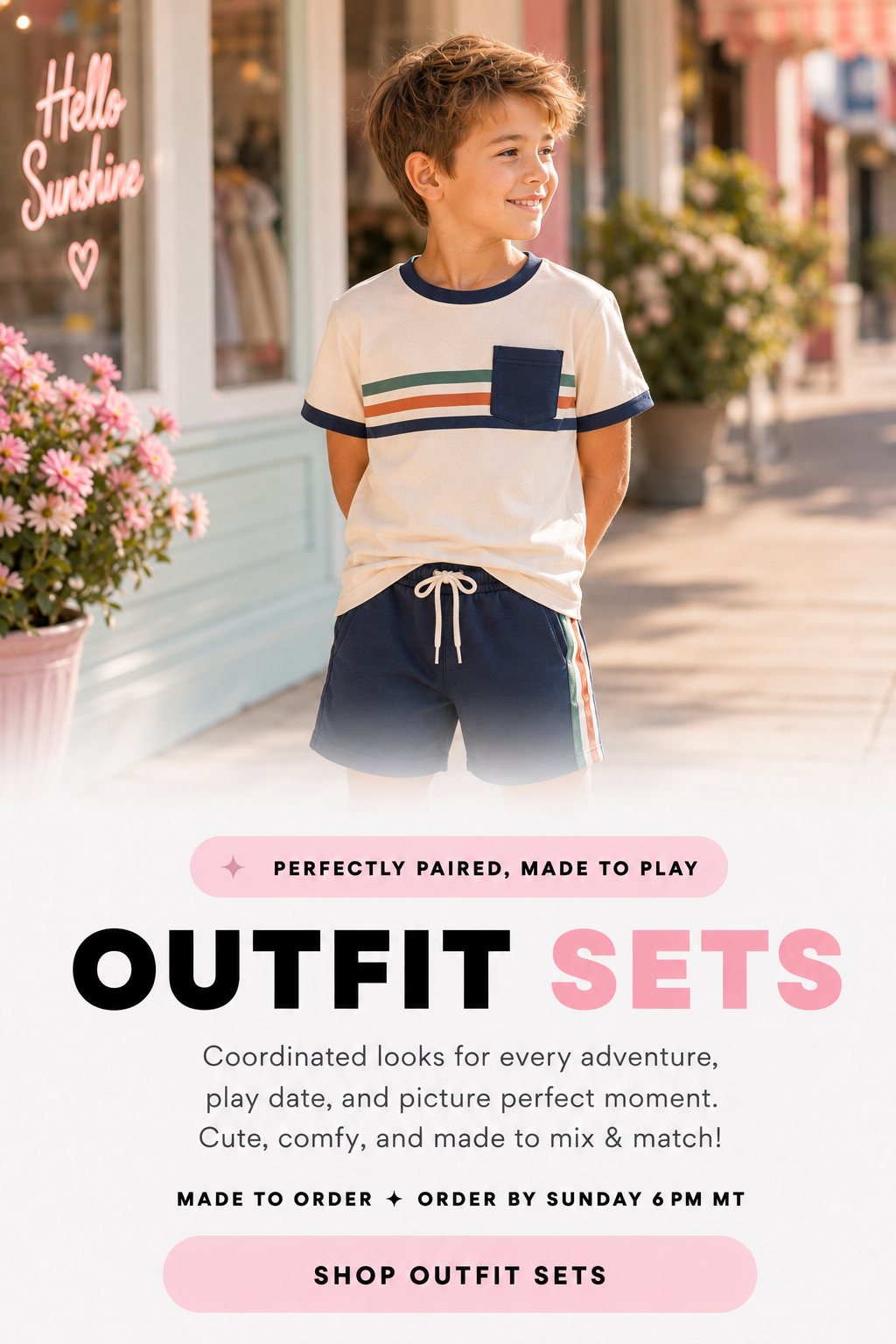 Shop the Rebel House Boys Outfit Sets collection