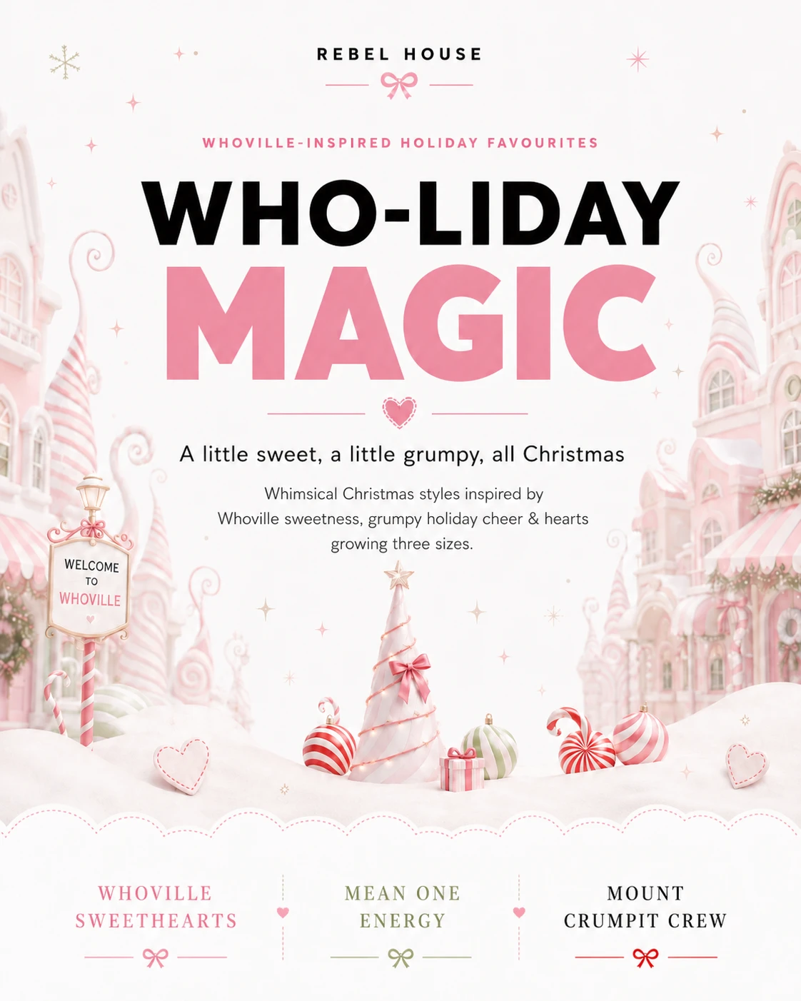 Who-liday Magic, Whoville-inspired holiday favourites from Rebel House