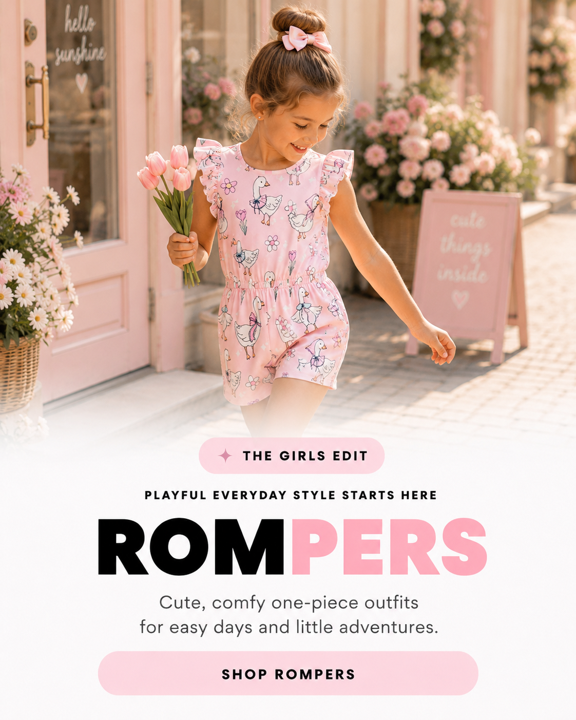 Shop the Rebel House Girls Rompers collection