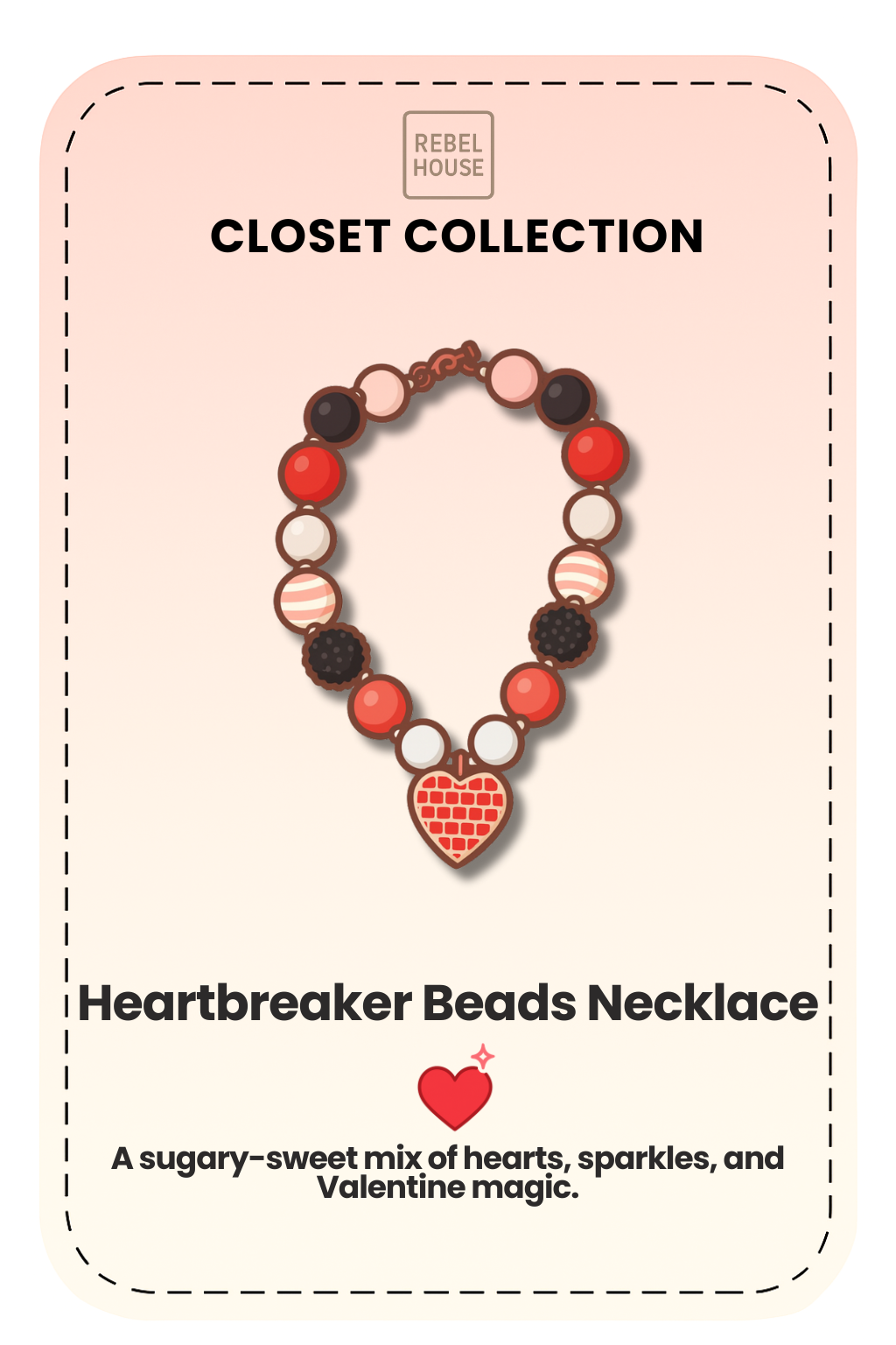Heartbreaker Beads Necklace