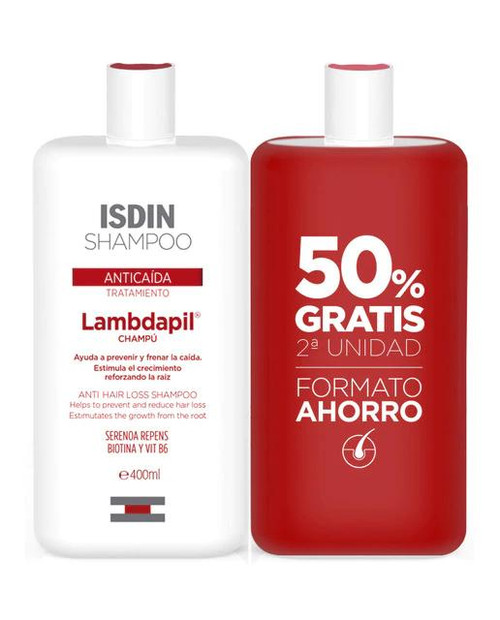 Duplo champú anticaída lambdapil isdin