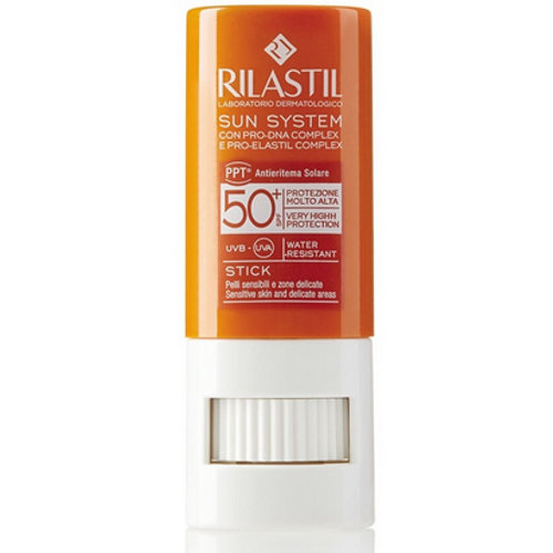 Rilastil sun system SPF50 stick transparente 8,5 g