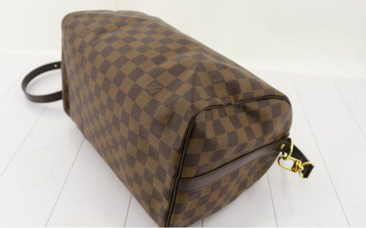 LOUIS VUITTON Damier Ebene Speedy Bandouliere 30 69601