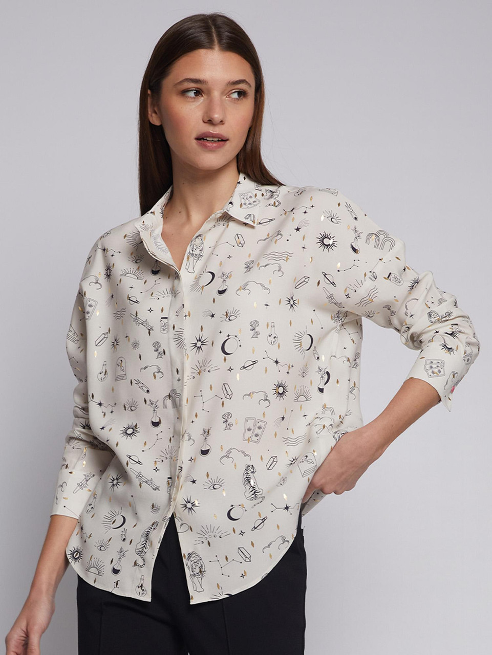 Telma Top - Galaxy Print