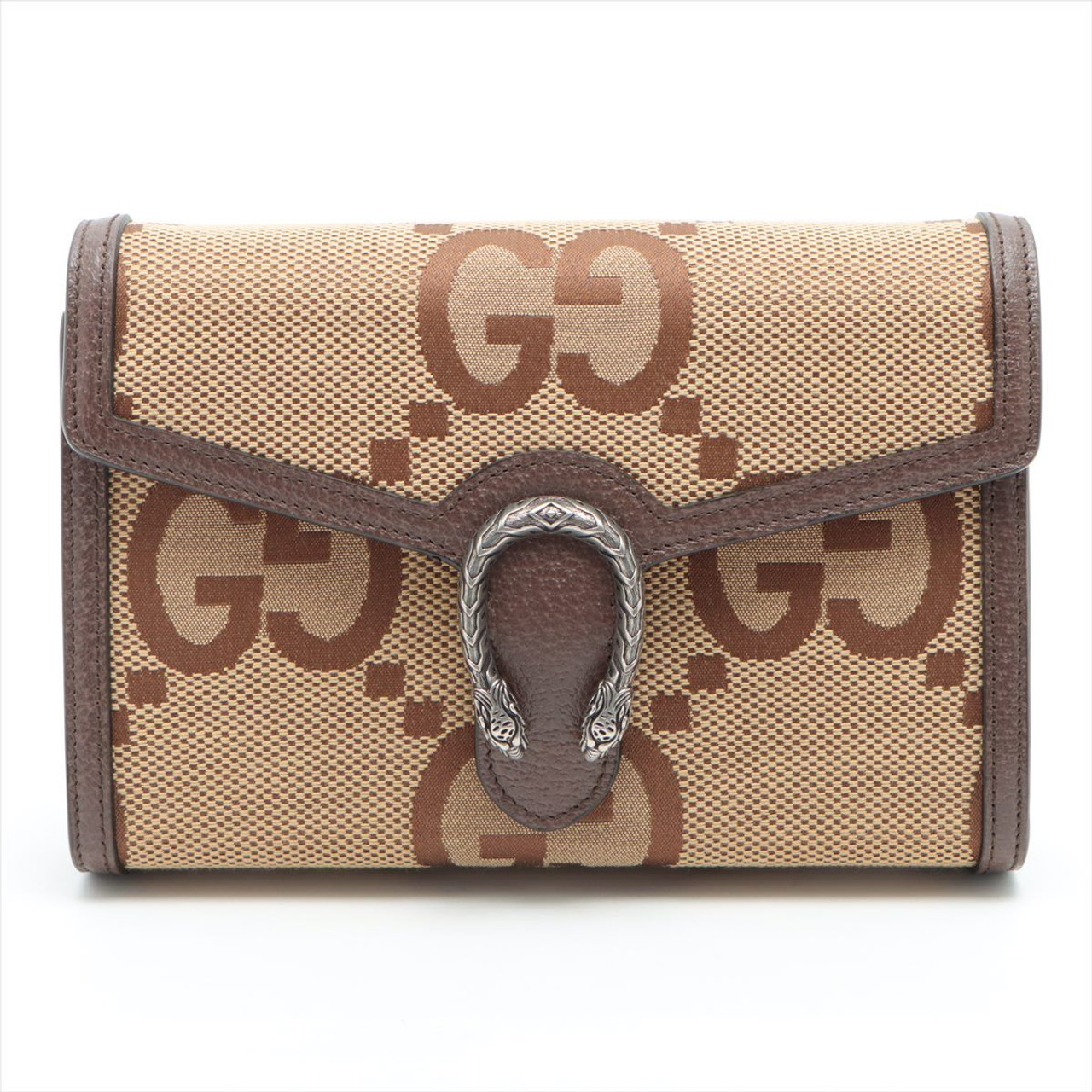 Gucci Dionysus Chain Wallet Beige/White