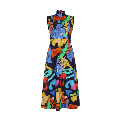 Azucar Midi Dress - Pesca