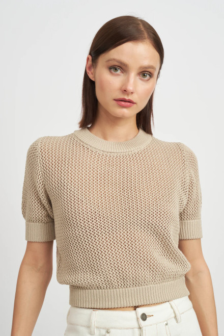 Vicki Top - Light Taupe 