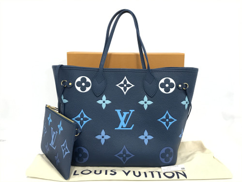 Louis Vuitton Gradient Blue Empreinte Neverfull MM