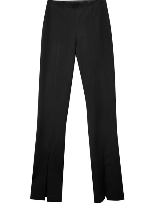 Front Split Pants - Black 