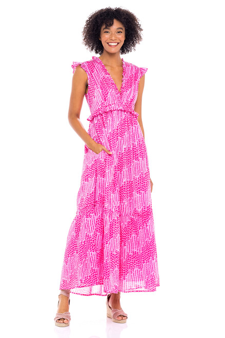 Constance Dress - Maidengrass Vivid Pinks