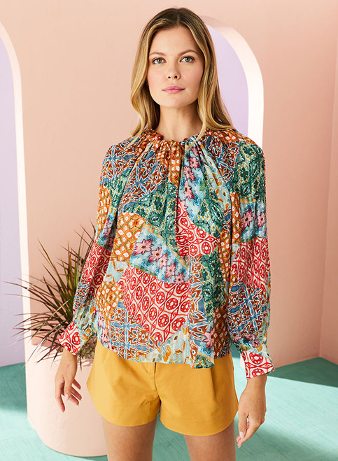 Jenna Blouse - Patchwork Jenna Blouse - Patchwork
