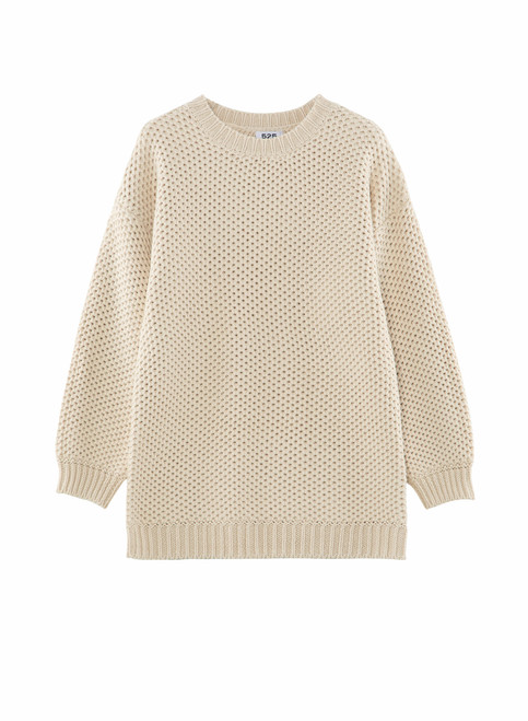 Cotton Tunic Pullover - Cream