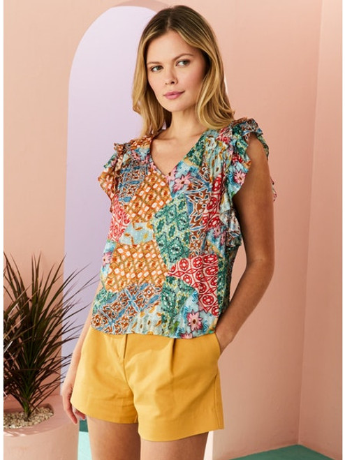 Phoebe Blouse - Patchwork Phoebe Blouse - Patchwork