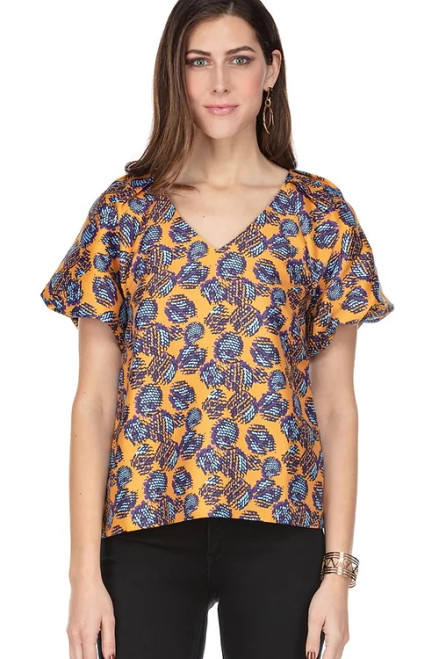 Volumin Top - Mandarin Top Volumin Top - Mandarin Top