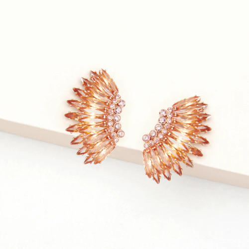 Crystal Mini Madeline Earring - Gold