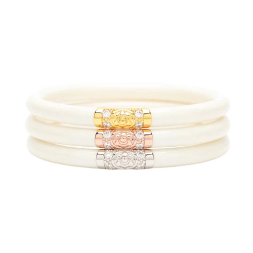 Three Kings All Weather Bangles - Ivory
