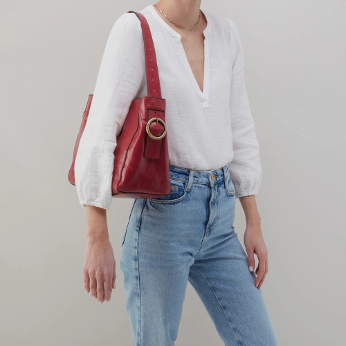 Render Shoulder Bag - Cranberry