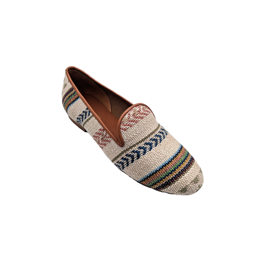 Taylor Loafer - Natural Racing Stripe